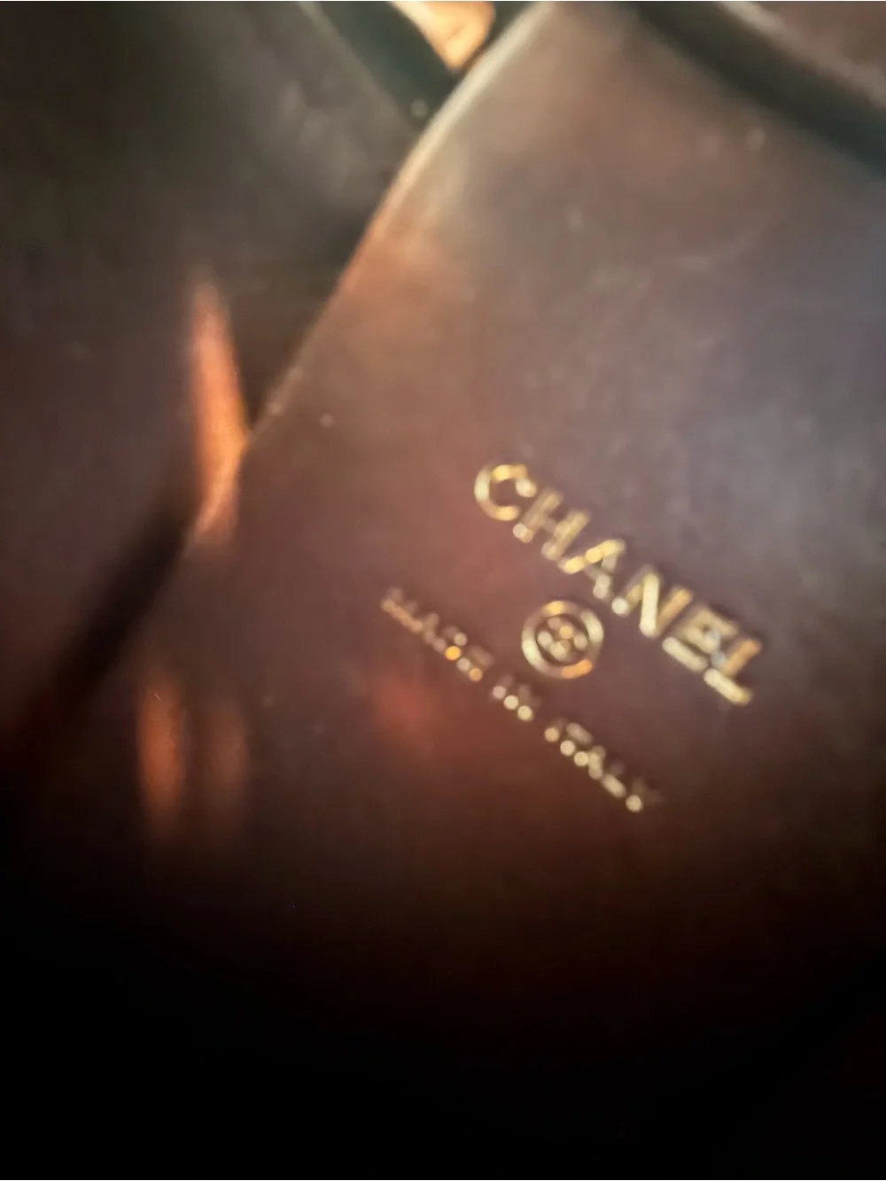 CHANEL Vertical Vanity in Black Caviar Leather with Gold Hardware